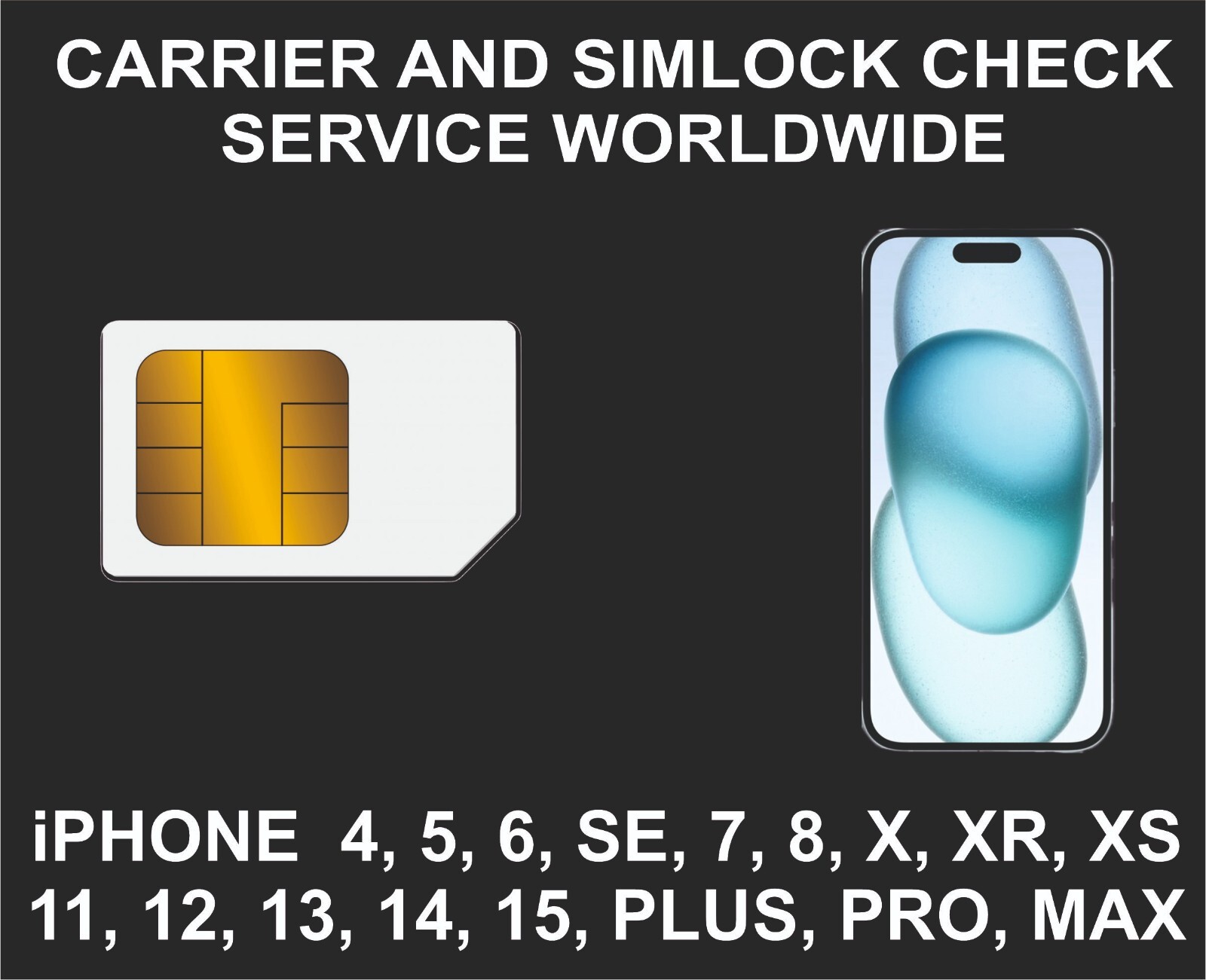 Carrier And SIM Check, Network, iPhone All Models