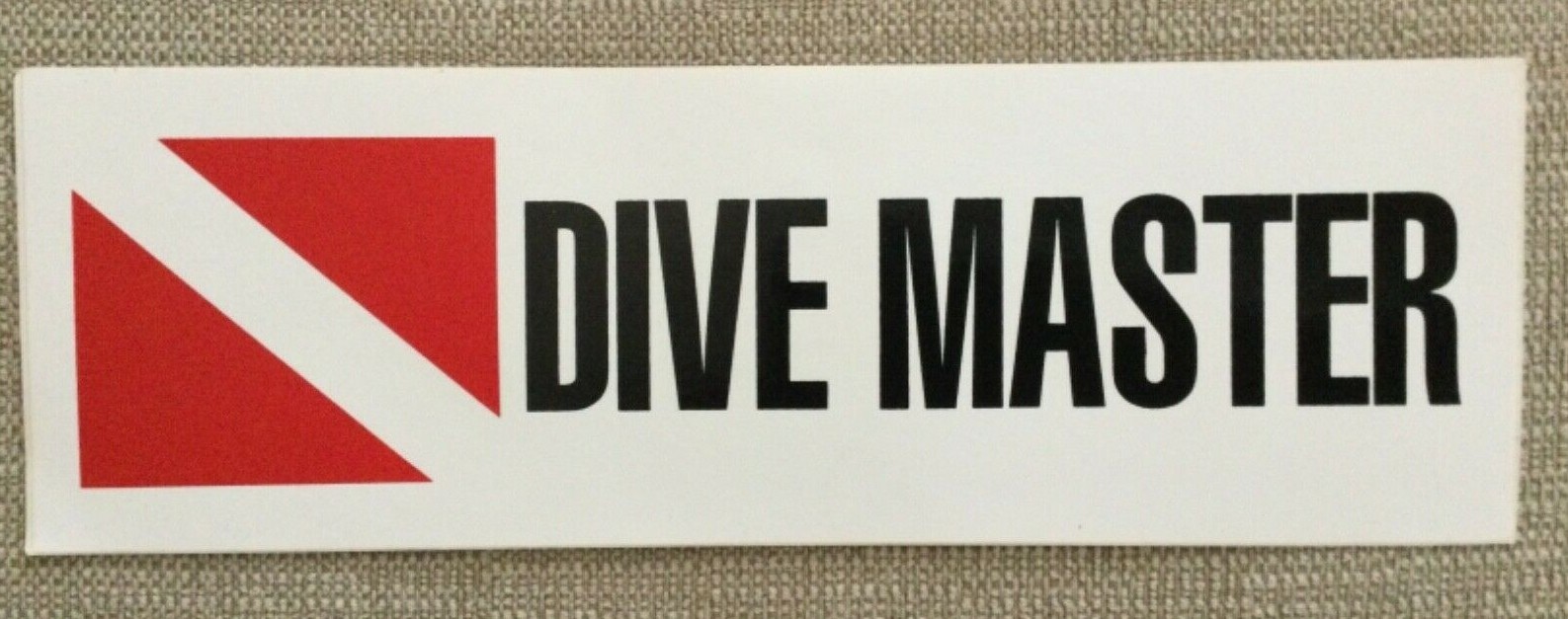 PADI DIVEMASTER SCUBA PATCHES - 2 & 1 Divemaster Sticker