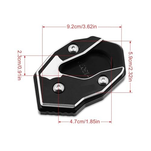 Kickstand Enlarger Pad Side Stand Extension Plate Replacement for Green
