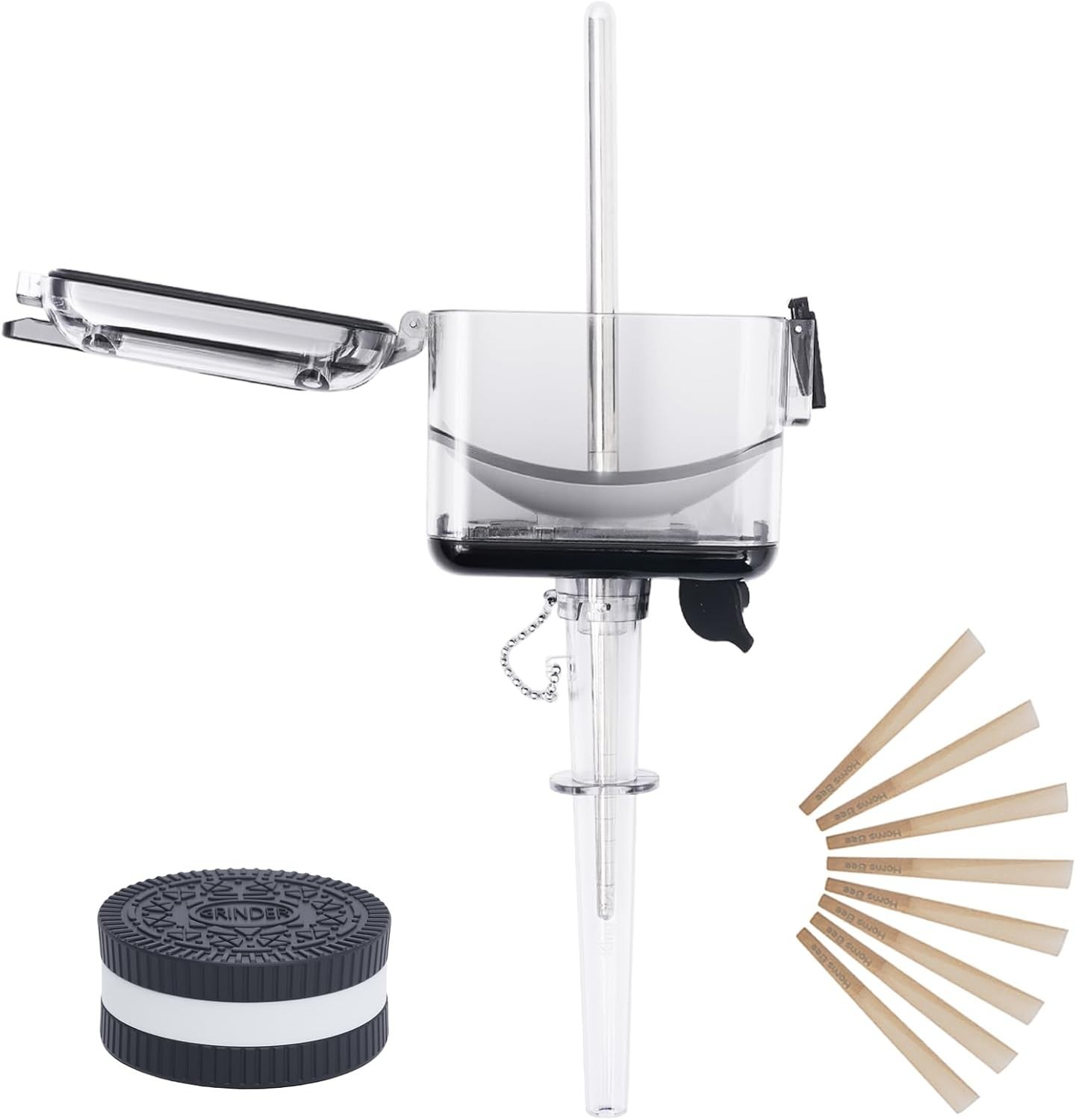 Portable Tobacco Blunt Roller & Cone Loader - Manual Joint Roller with Rolling