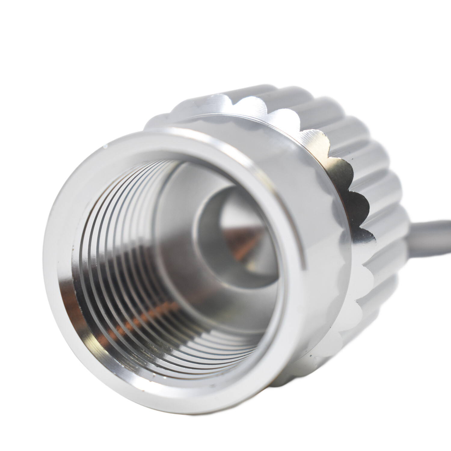 Scuba Diving Aluminum DIN First Stage Dust Cap, Silver