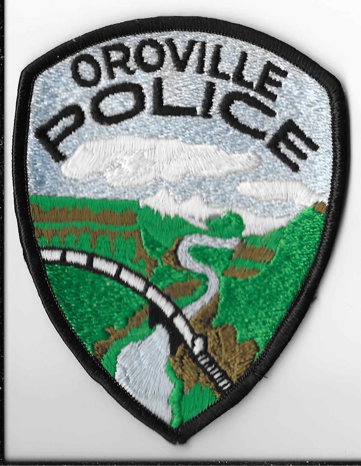 Oroville Police Department, California Shoulder Patch V1