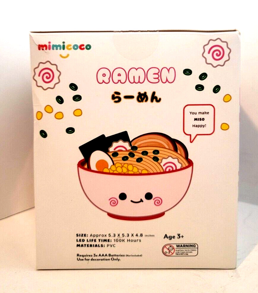 Mimicoco Warm White Ramen Moodlight Works Wirelessly New Open Box Fast Ship
