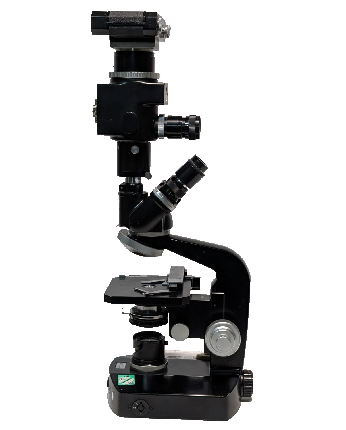 Vintage Nikon Microscope w/HFM Microflex Photomicrography & M-35FA Film Camera