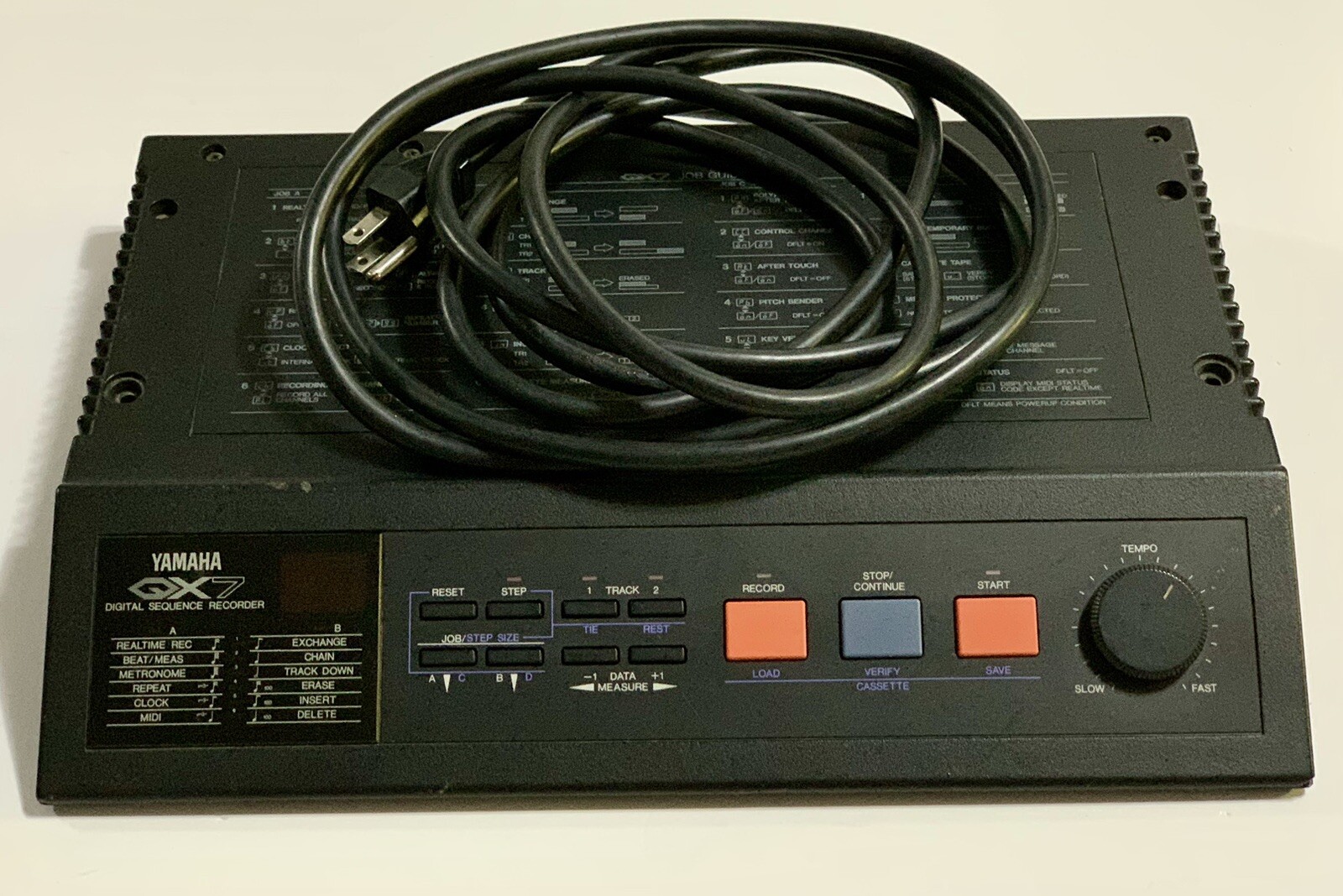 Vintage Yamaha QX-7 Digital Sequence Recorder MIDI Sequencer Made In Japan 1985