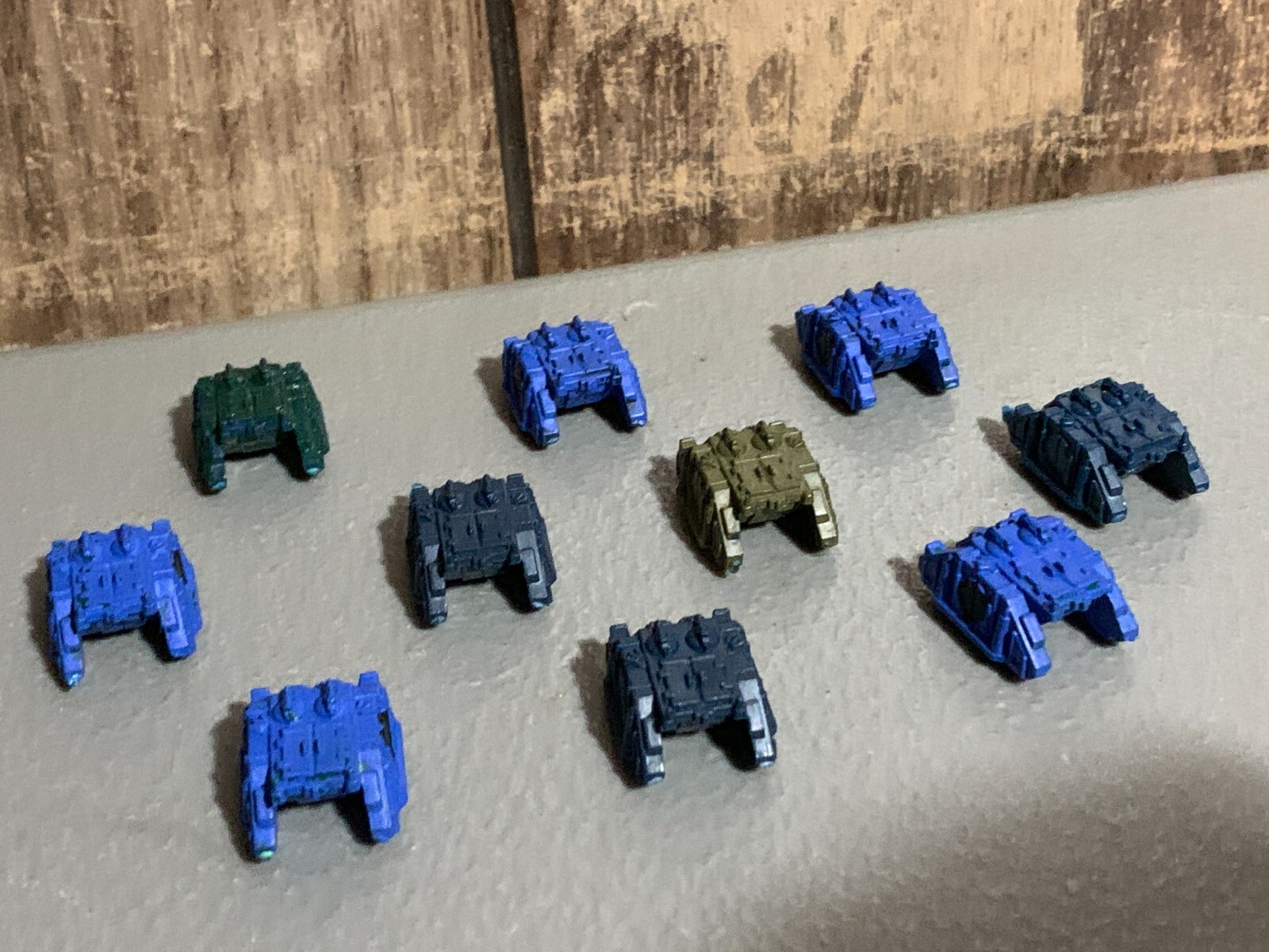 A16459 EPIC WARHAMMER 40K SPACE MARINES RHINO 10 PACK GAMES WORKSHOP