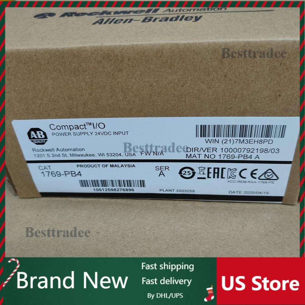 Allen-Bradley AB 1769-PB4 CompactLogix Power Supply 1769PB4 New Factory Sealed