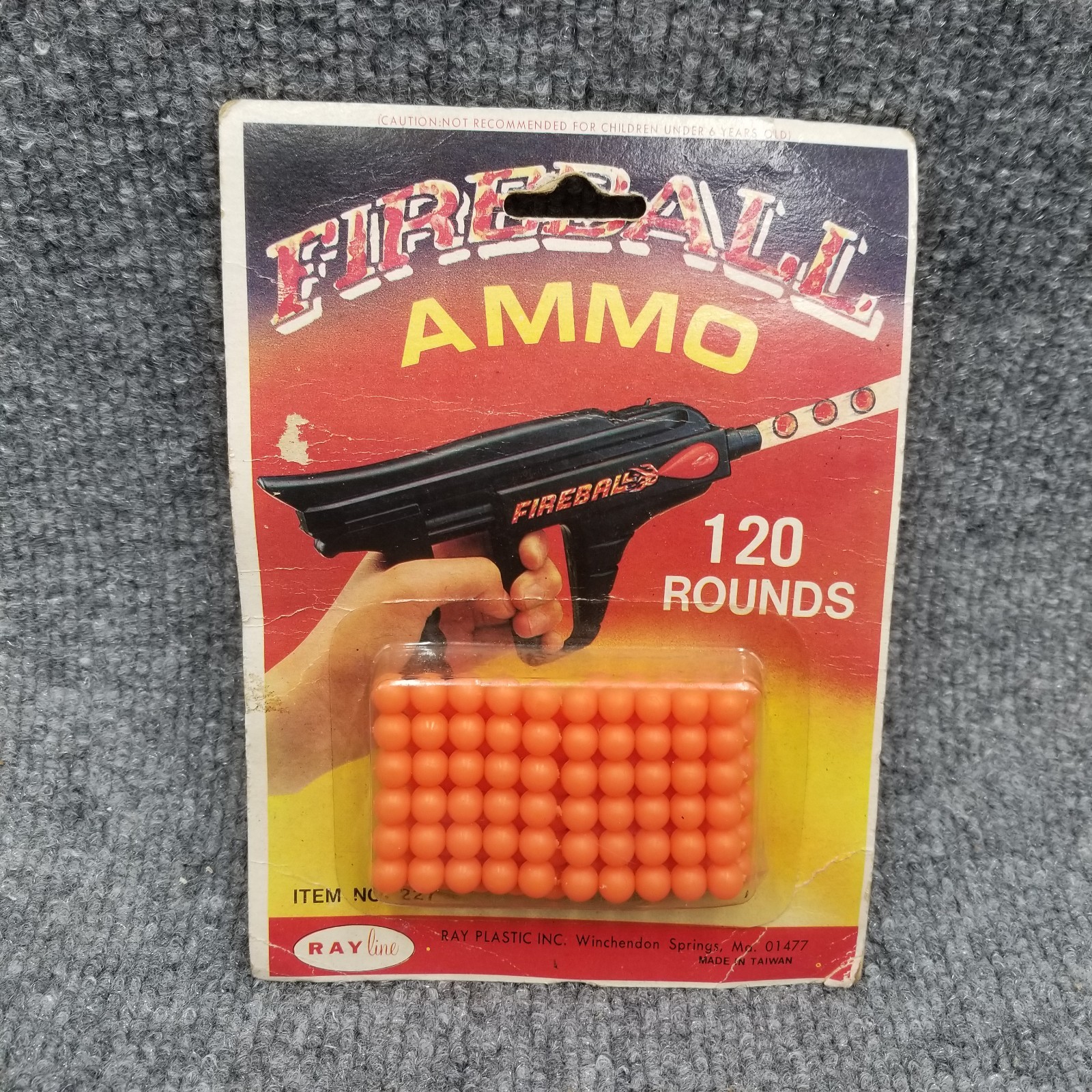 Vintage Ray Line Fireball Ammo Toy NOS Item 227