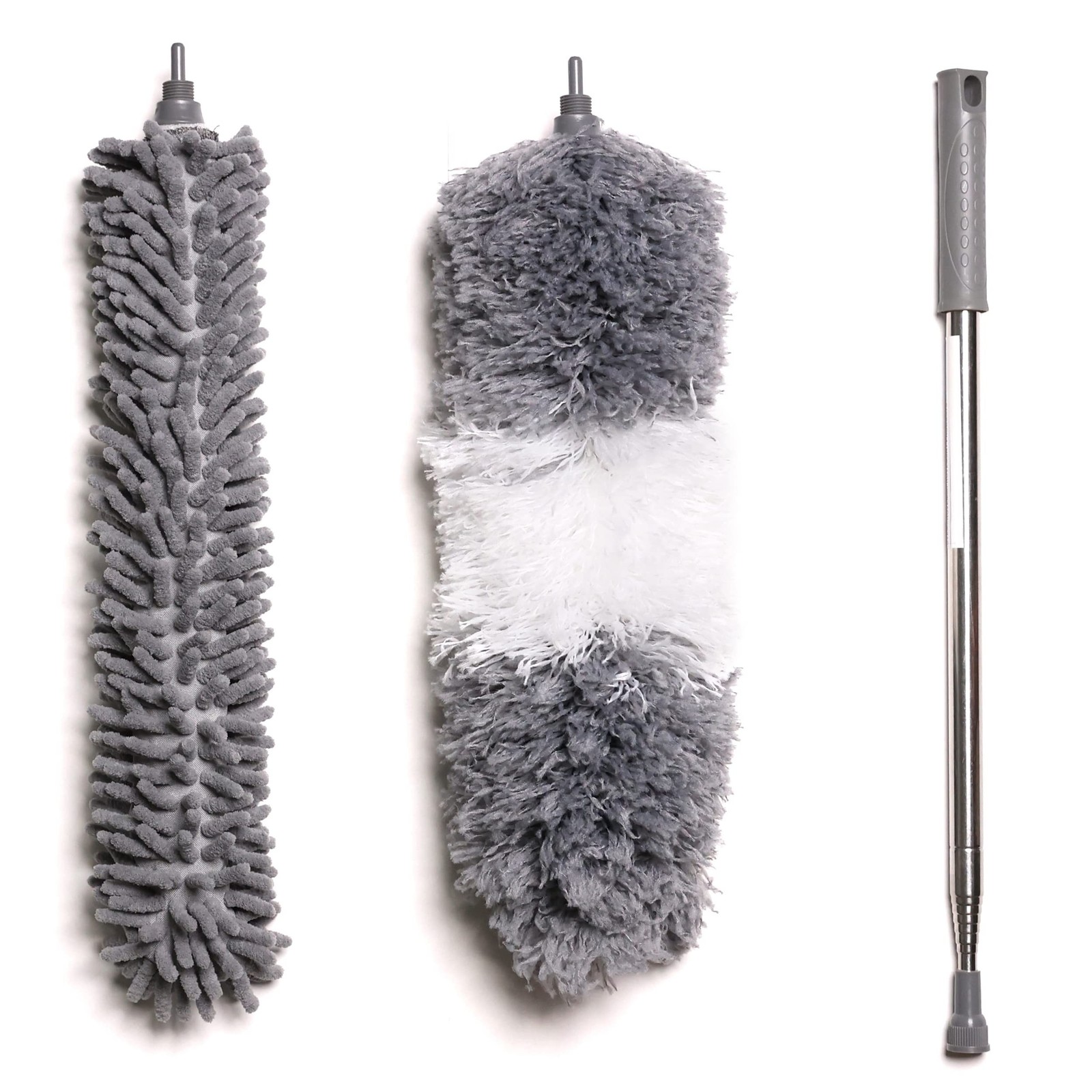 Ceiling Fan Duster with Extension Pole, 7 Ft Long Microfiber Dusters for Clea...