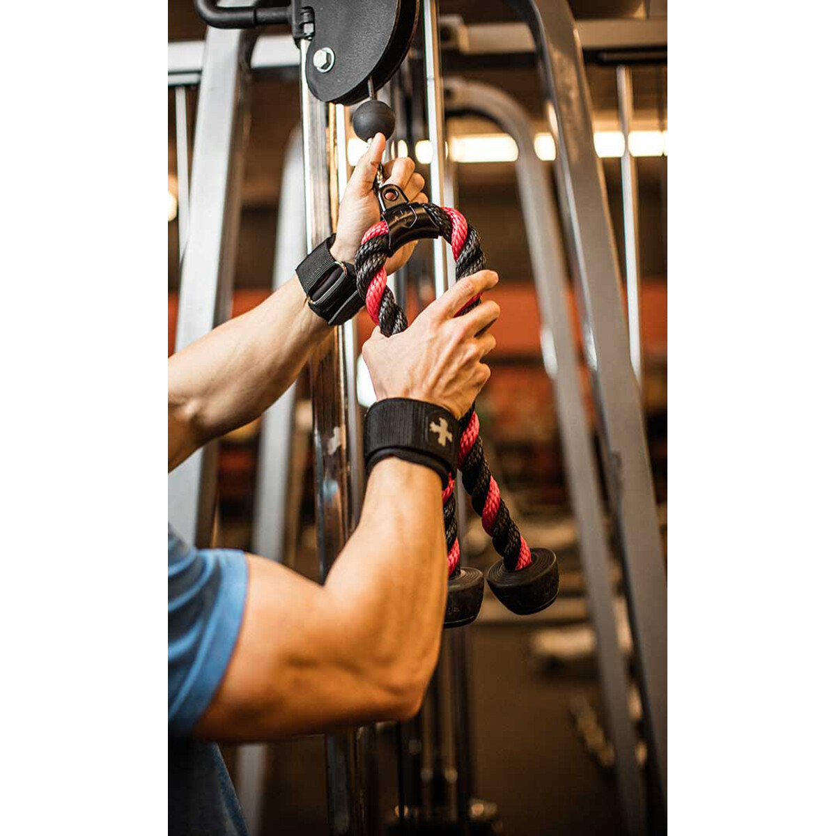 Harbinger 36" Tricep Rope Weight Lifting Cable Attachment