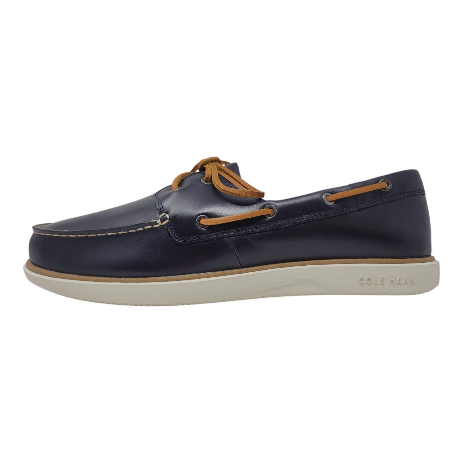 Cole Haan Men's Grand Crosscourt Boat Shoes, Navy Blazer/British Tan, C40391