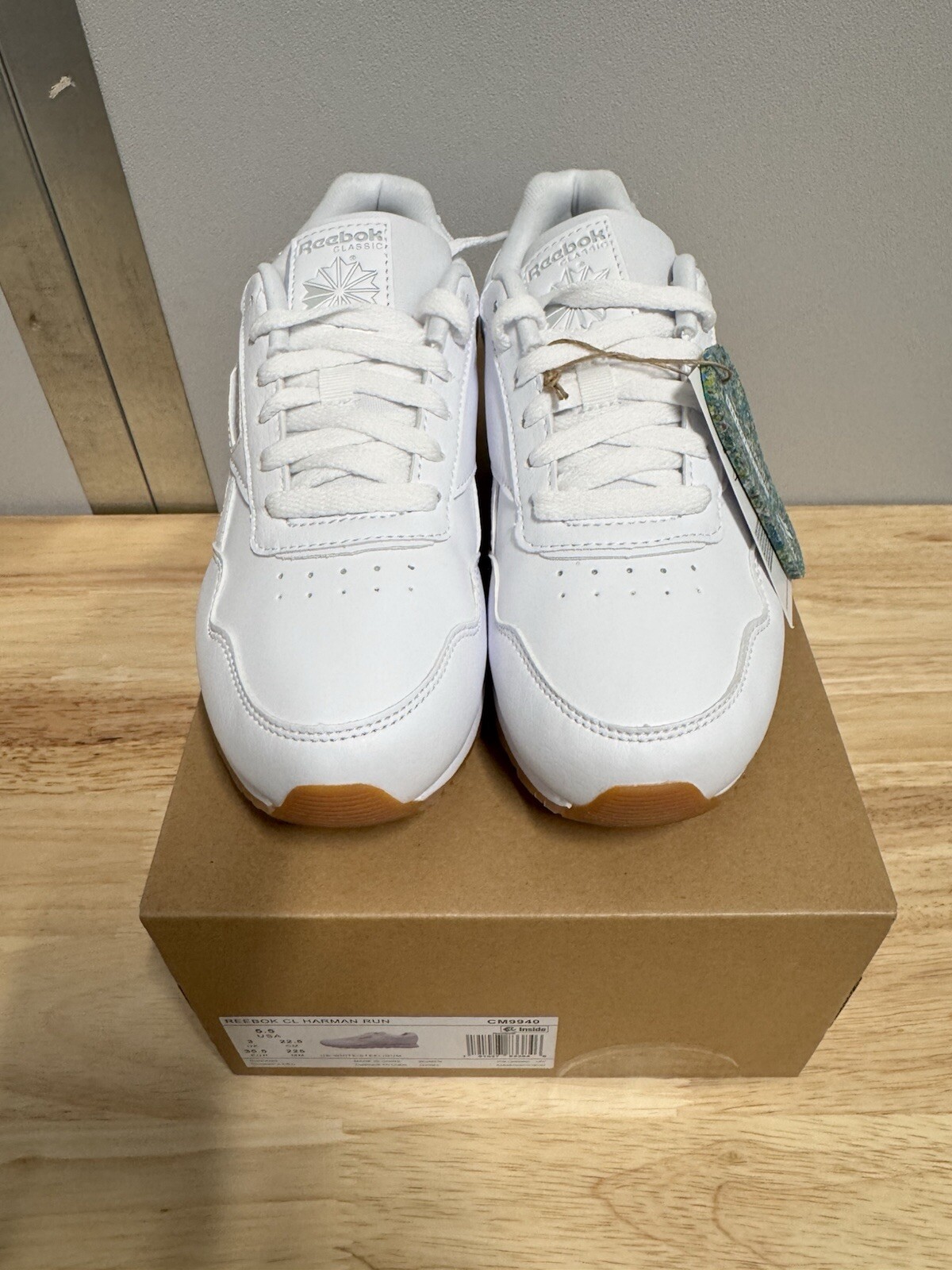 Reebok Women's REEBOK CL HARMAN RUN [ White] Sz 5.5 - 100037894