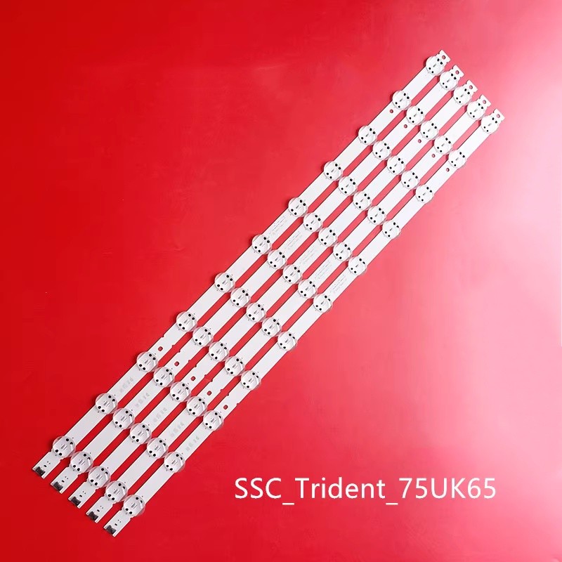 LED Backlight Strips(5)For LG 75UM7570PUD 75UM6970PUB 75UK6190PUB 75UK6570PSA