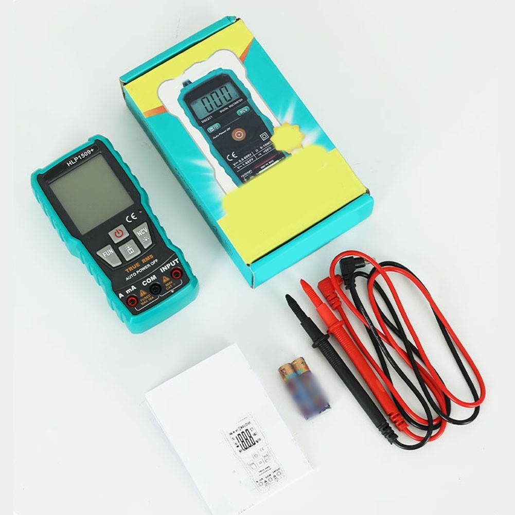 True RMS HLP1509+ Digital Multimeter with 44x47 mm Display and 2000uF Capacity