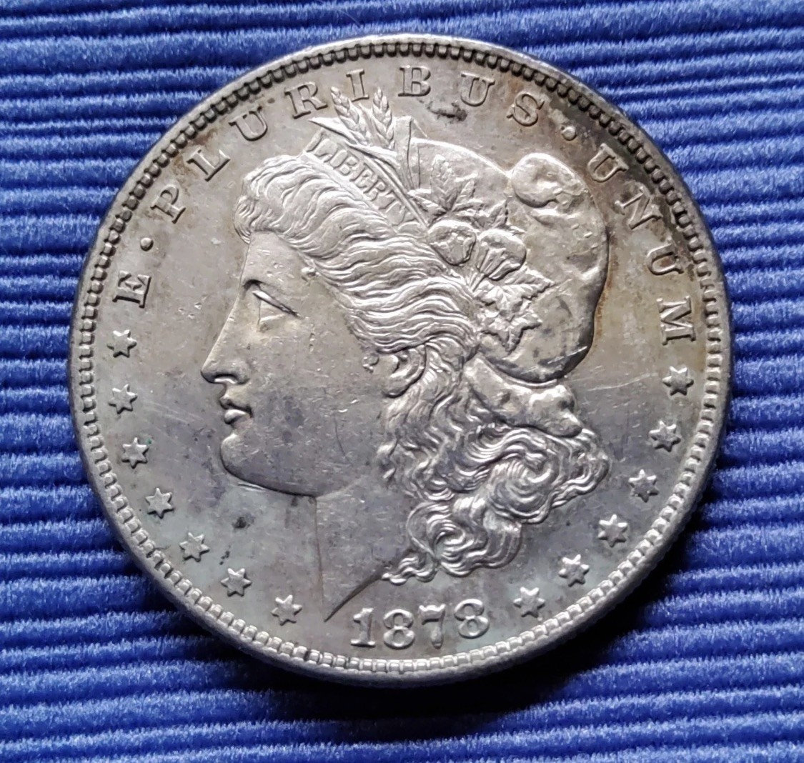 1878 S Morgan Silver Dollar $1 Brilliant Uncirculated