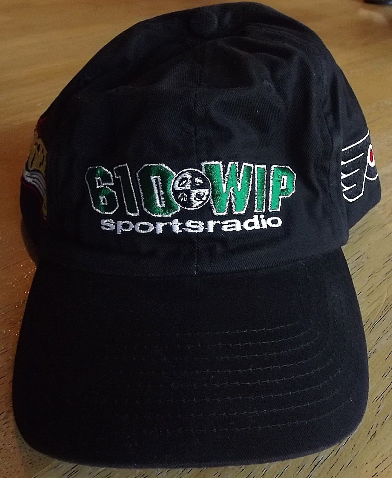 WIP Sports Radio Promo Infinity Sports Black  Baseball Cap Hat (NEW) 100% Cotton