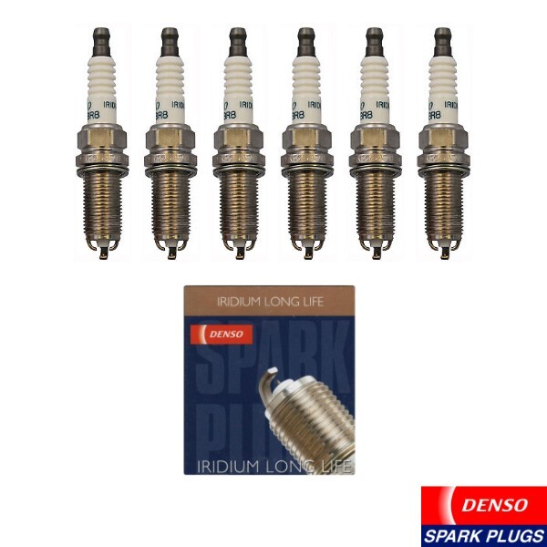New Set of 6 Denso Iridium Long Life Spark Plugs FK20HBR8 for Lexus/ Toyota V6
