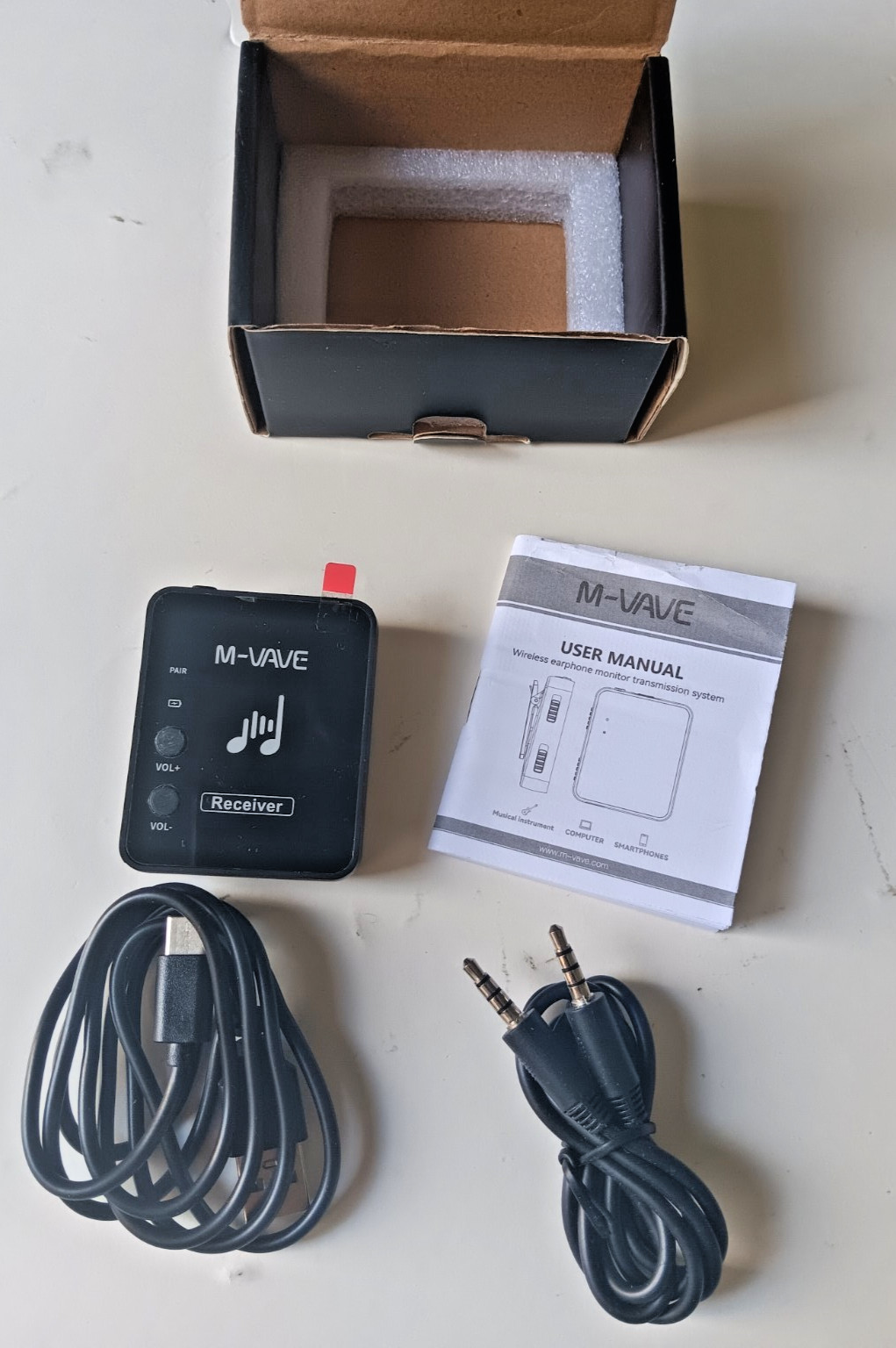 Btuty SWS10 Earphone Monitor Transmission System Rechargeable Receiver SWS10