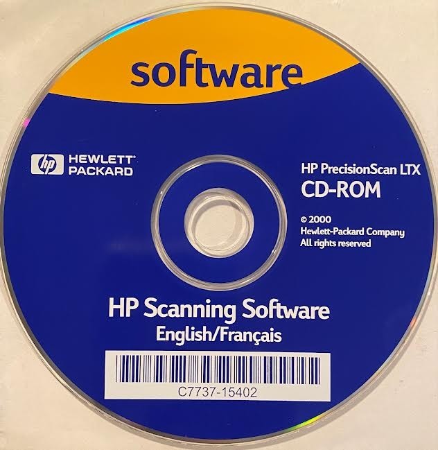 HP Precision Scan LTX (CD-ROM, Scanning Software, Eng./French, "DISC-ONLY",2000)
