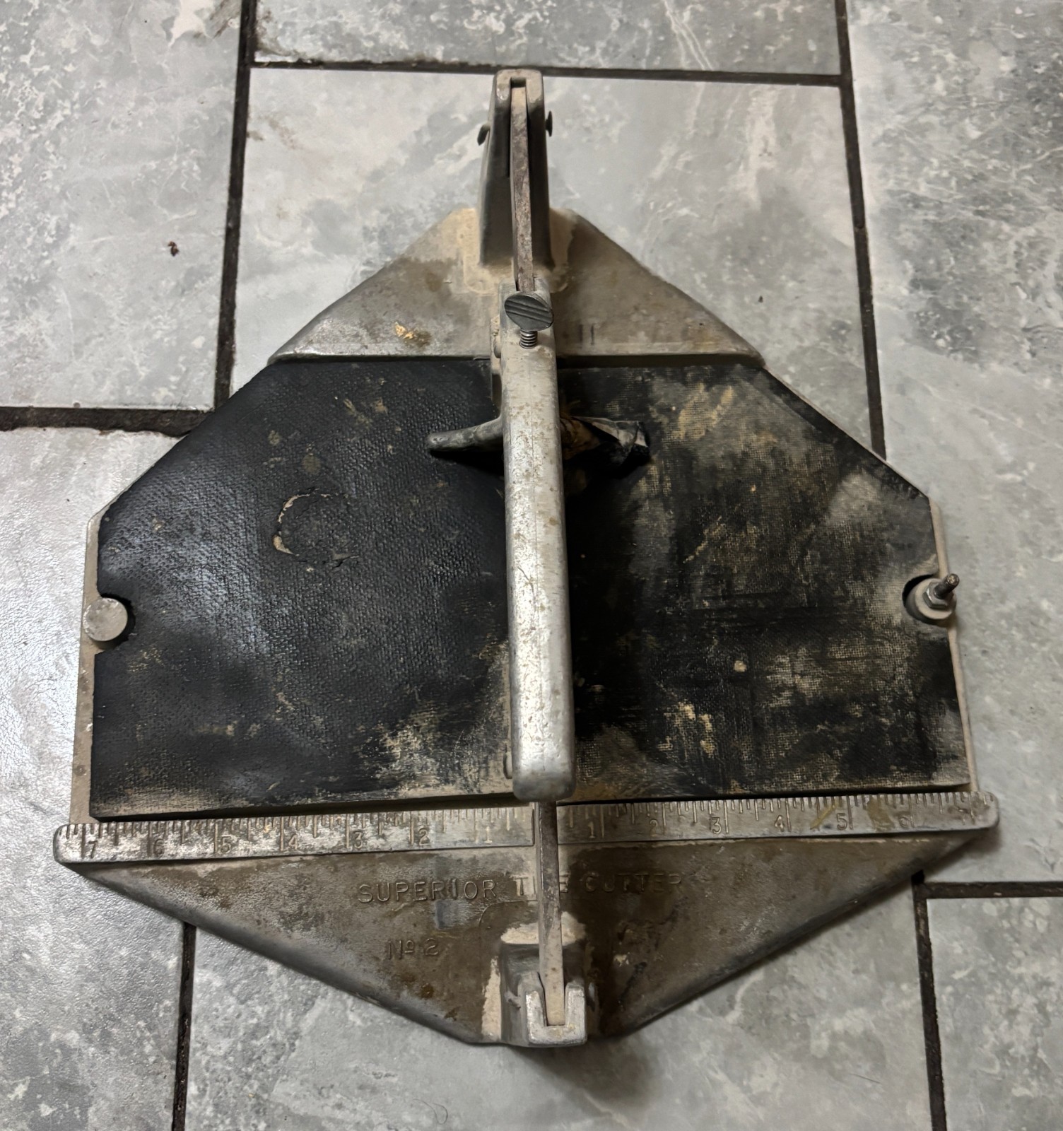Superior Tile Cutter 15” x 15” No. 2 Made in the USA No.2 #2 (as is)