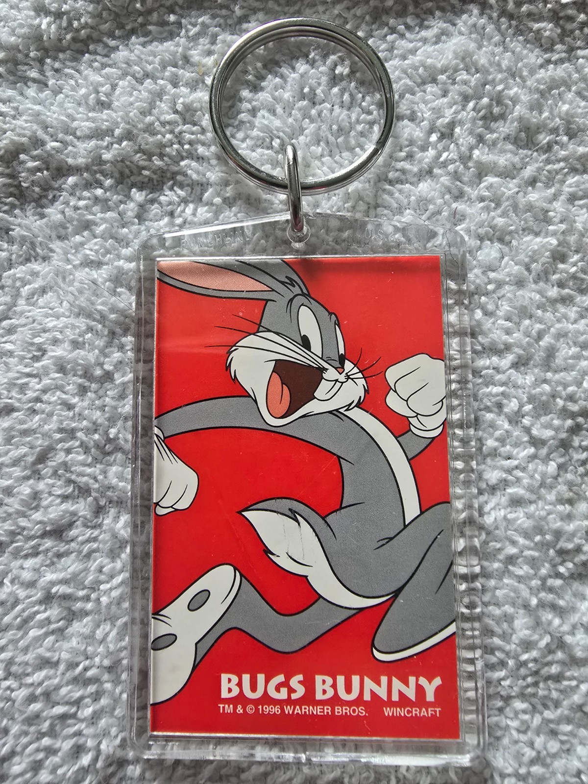 1996 Bugs Bunny Key chain vintage