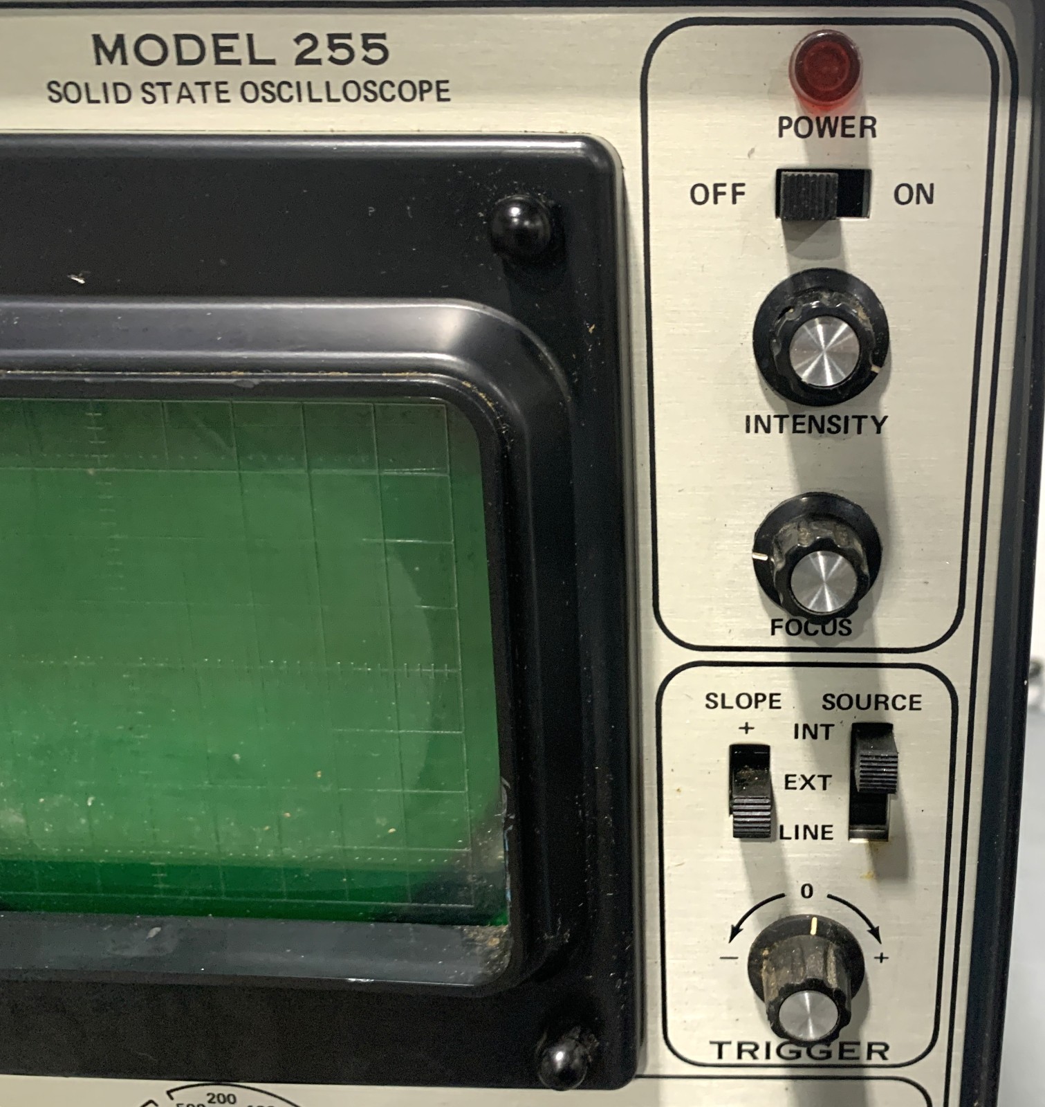 Vintage CONAR Model 255 Solid State Oscilloscope 50/60HZ 115V Tested