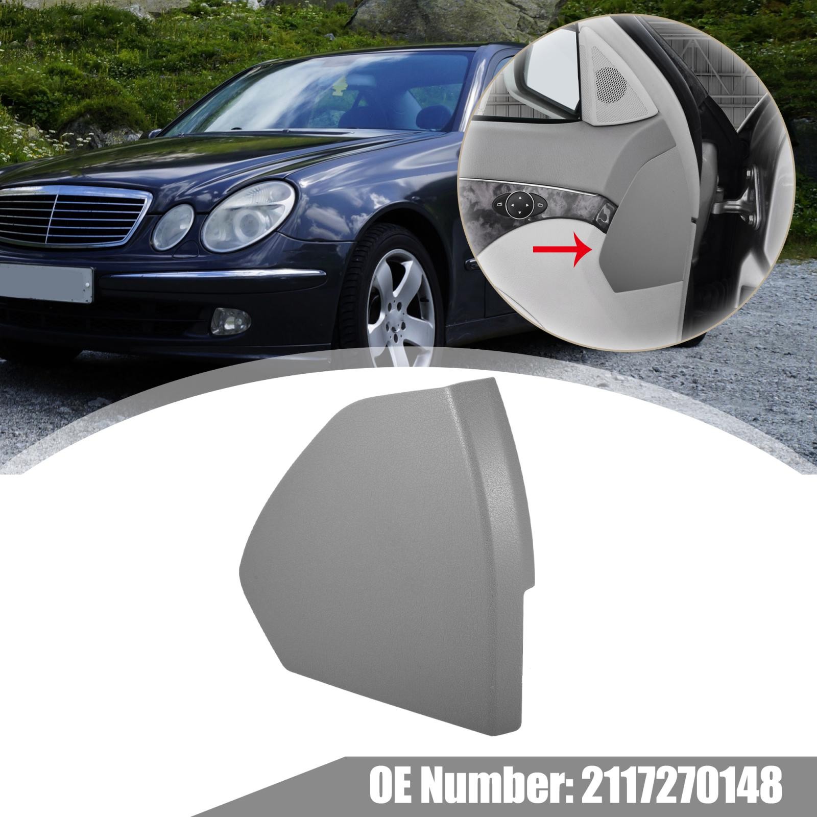 Front Left Door Cover Trim Panel for Mercedes Benz E-Class W211 2117270148 Grey