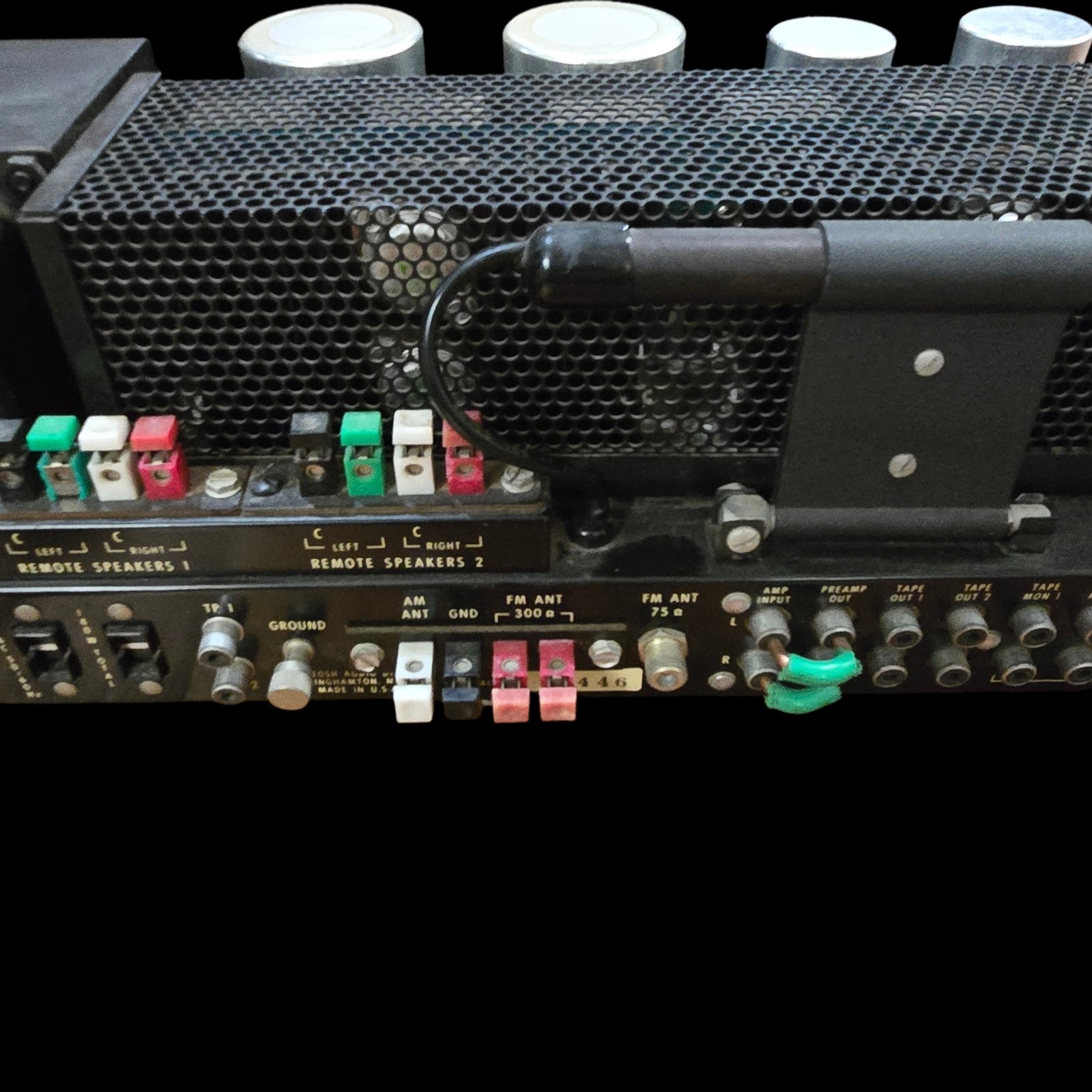 McIntosh MAC 1900 Solid State Stereo Receiver with Analog Tuner Dial working