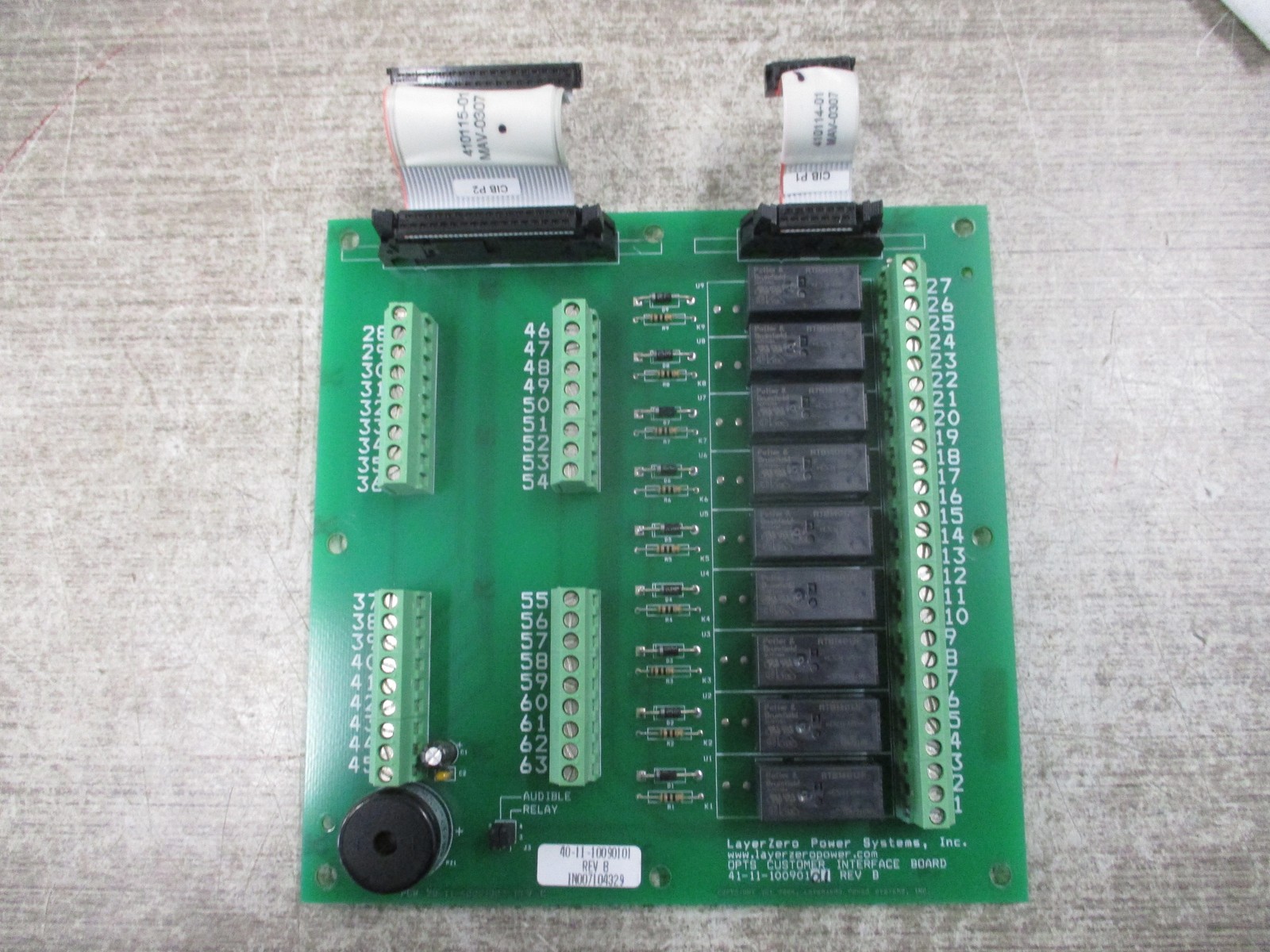 LayerZero OPTS Customer Interface Board 41-11-10090101 Rev. B Used