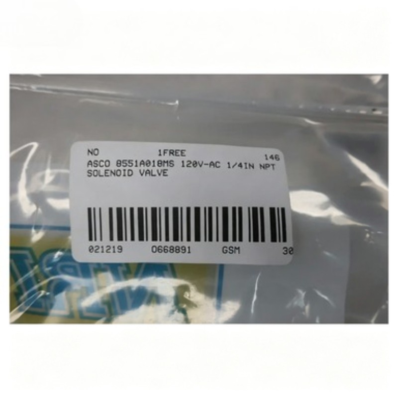 New In Box ASCO 8551A018MS Solenoid Valve 120V