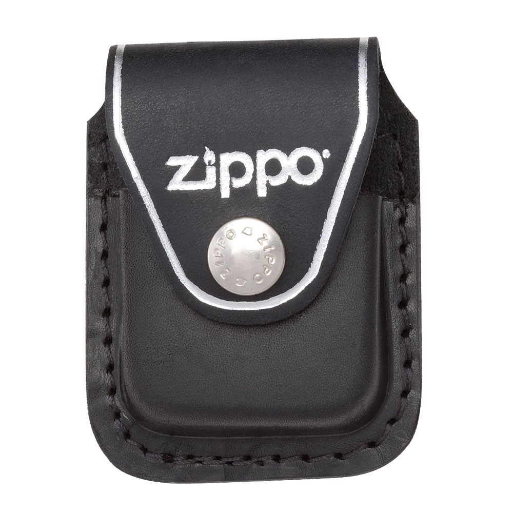 Zippo Lighter Pouch with Clip Black Leather (67012)