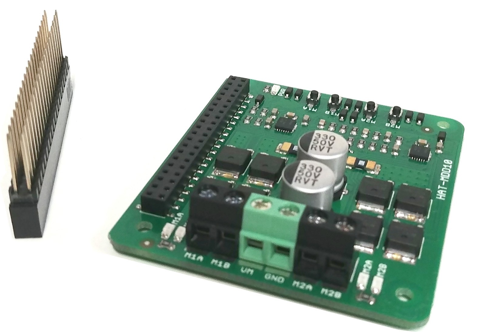 Cytron Dual 10A Motor Driver HAT for Raspberry Pi