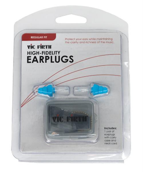 Vic Firth Blue HiFi Earplugs V2, Regular