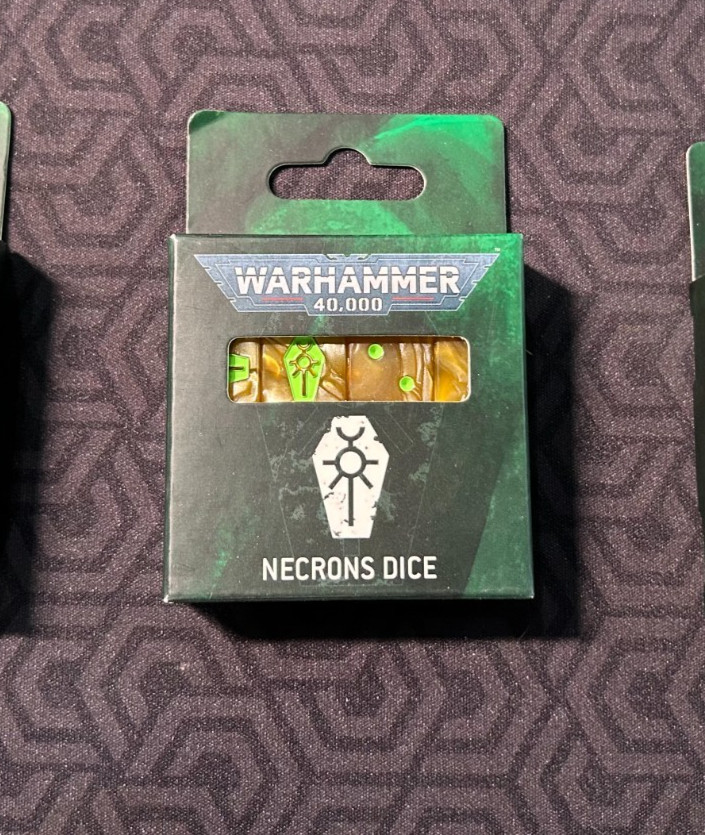 Necrons Warhammer 40K Dice Pack NEW OOP