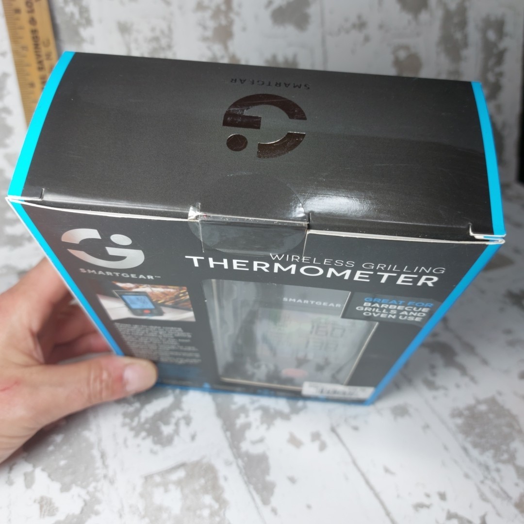 New SmartGear Wireless Grilling Thermometer Sealed Box Programmable Timer $39.99
