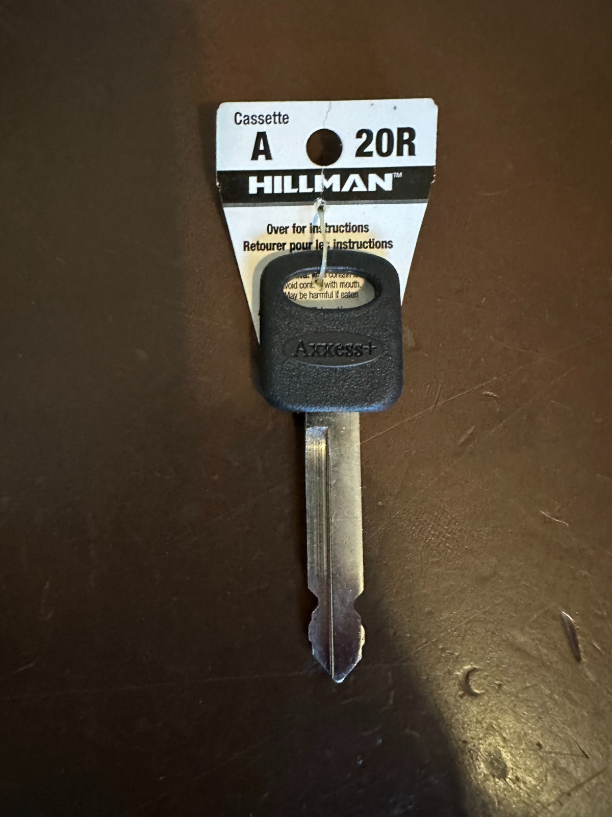 Hillman Cassette A #20R Universal Double Sided Blank Key for Ford