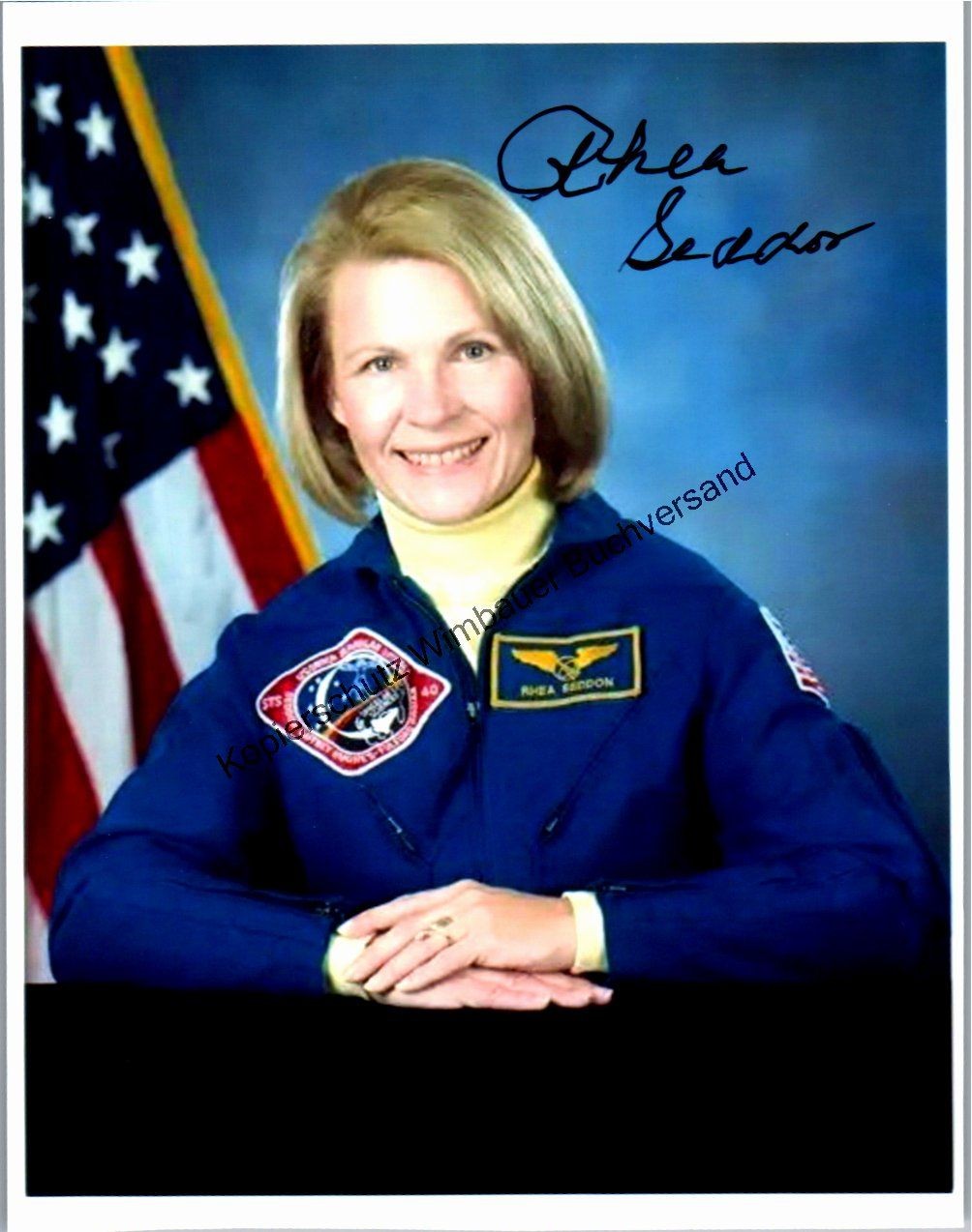 Original autograph Rhea Seddon NASA astronaut // autograph autograph sign 375018