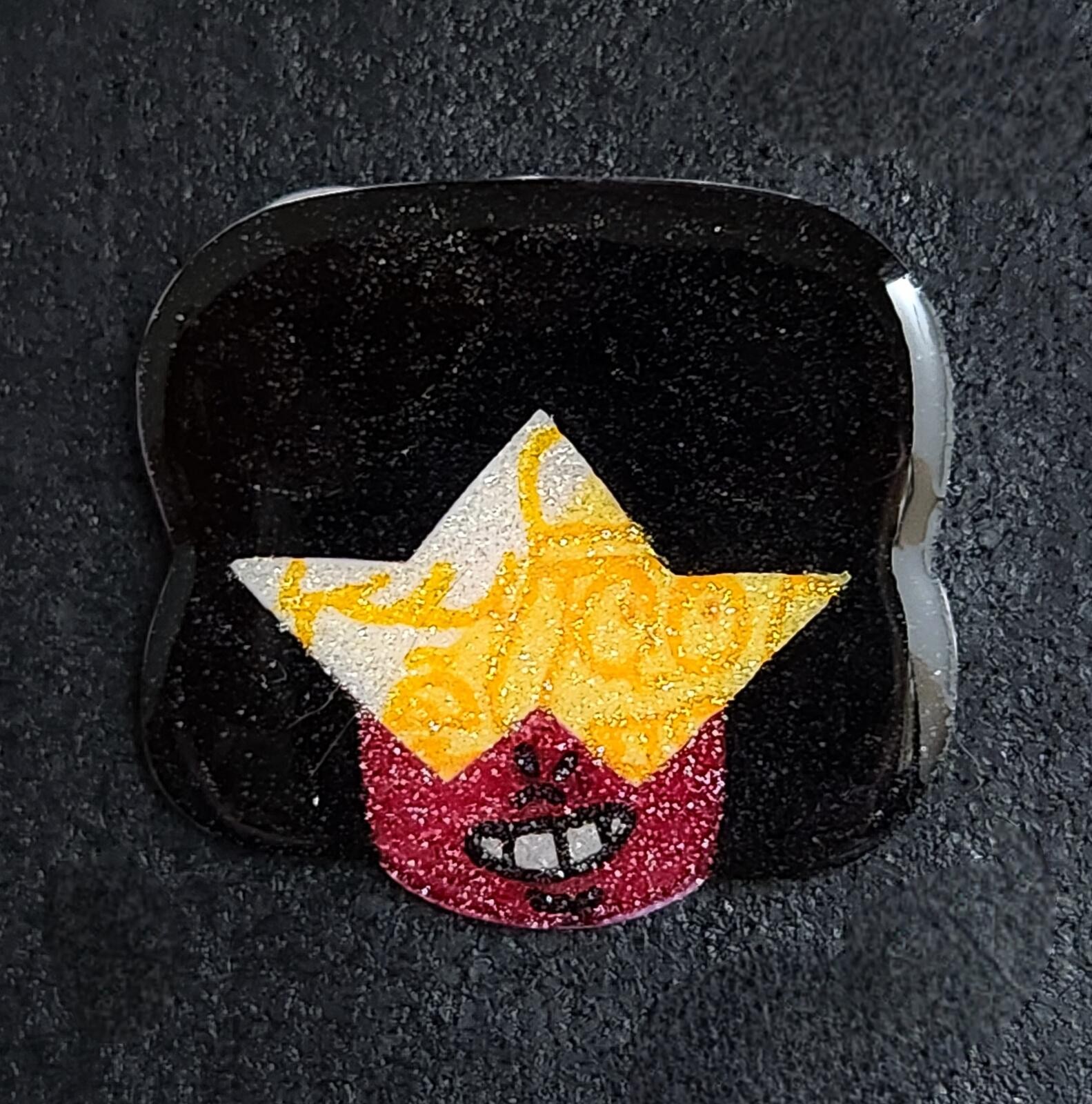 Garnet glitter pin - Steven Universe