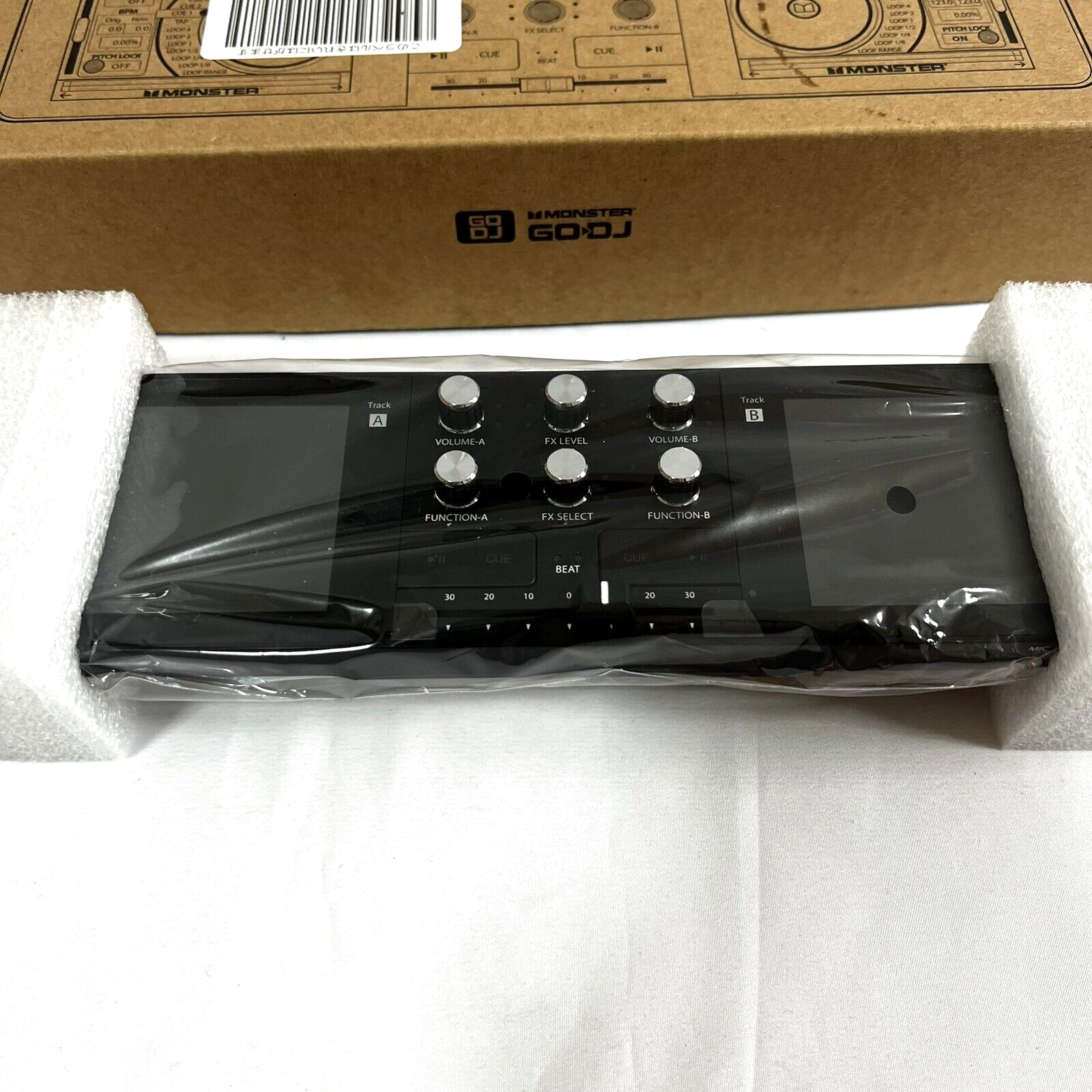 Monster Go DJ 2-Channel Portable Digital Turntable