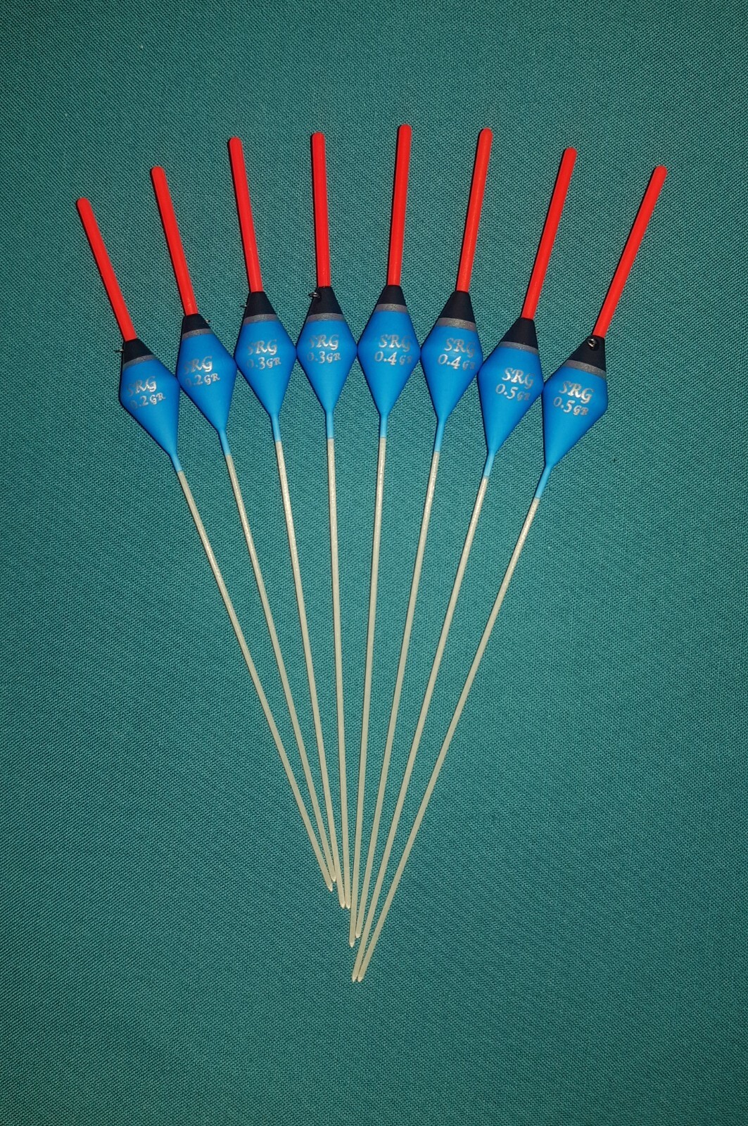 8 x Assorted High Quality Pole Fishing Floats (Pack 340R8)