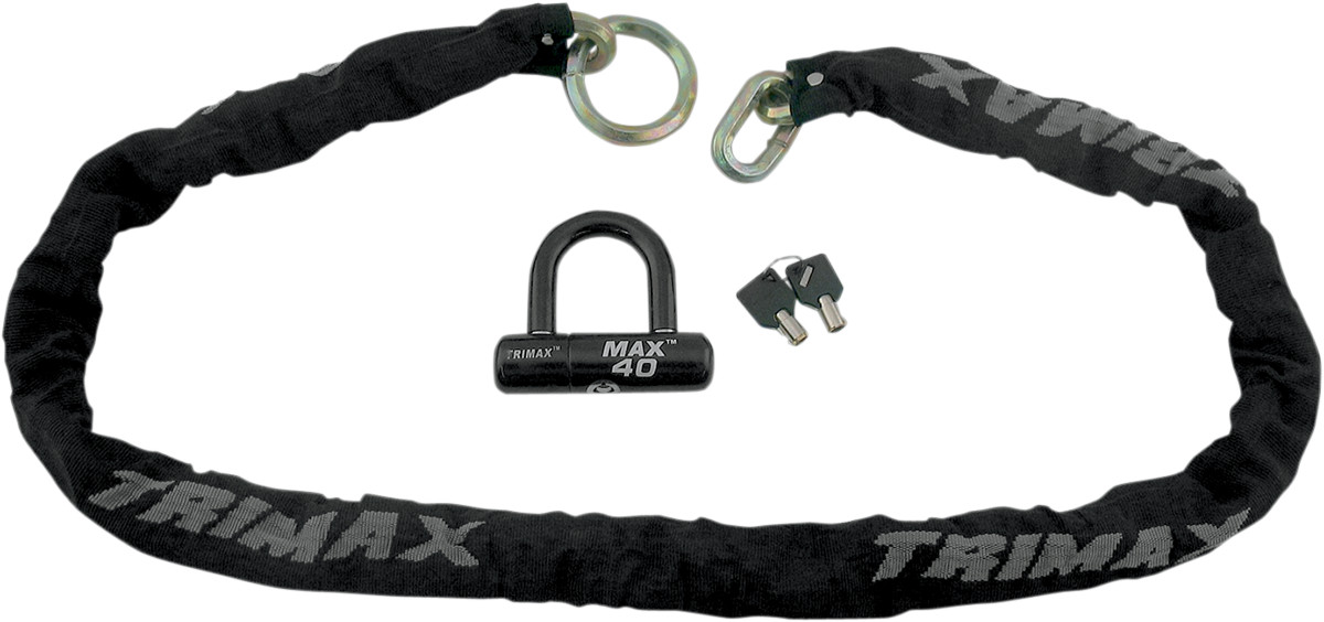 TRIMAX THEX5040 5 Foot Ultra-Max T-Hex U-Lock Lock Chain