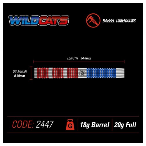 Soft Dart Winmau Wildcats 2447 - 20G