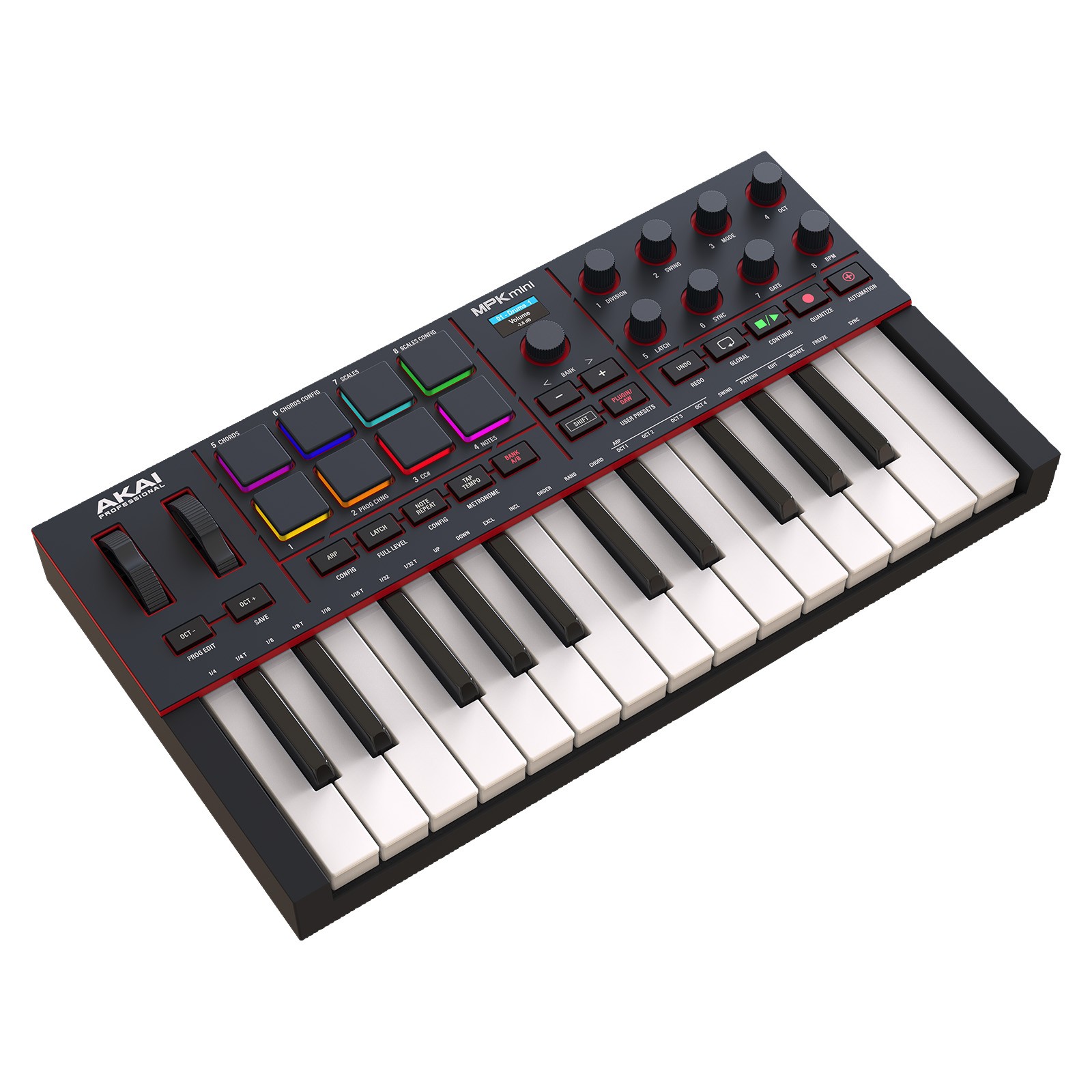 Akai Professional MPK Mini 4 25-Key MIDI Keyboard Controller - Black