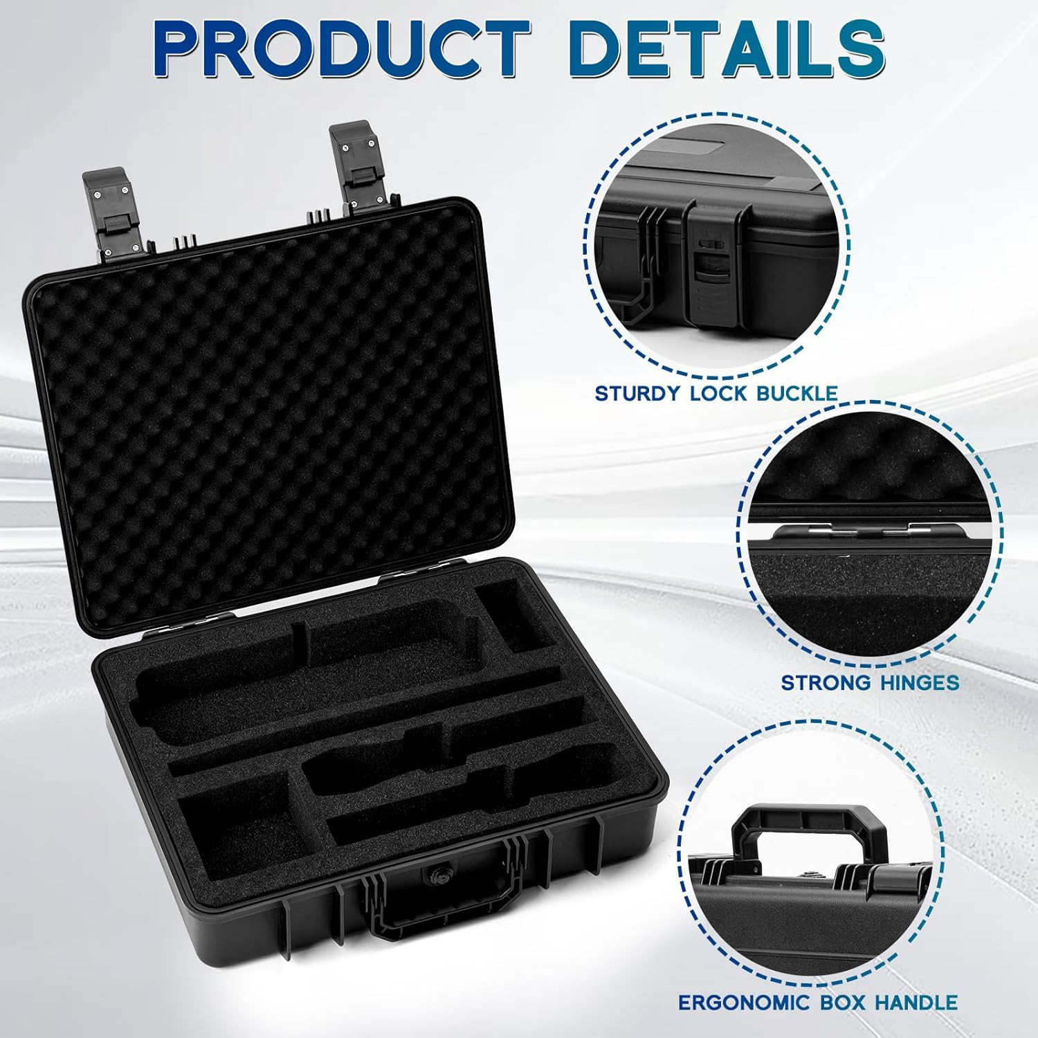 CASE ONLY, Wireless Mic - Hard Shell Case for Shure BLX288/SM58/PG58/BETA58A