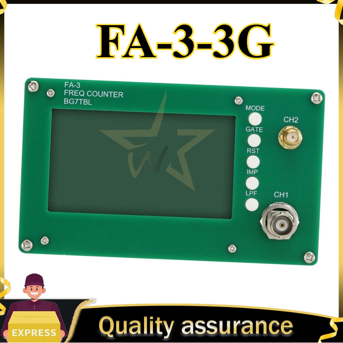 1Hz-3GHz FA-3-3G Frequency Counter Frequency Meter 11Bit/Sec FREQ COUNTER