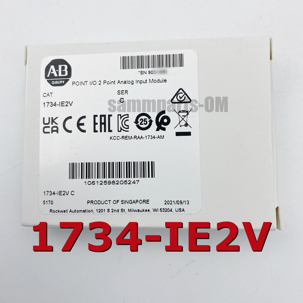 New Allen-Bradley 1734-IE2V POINT I/O 2 Point Analog Input Module 1734-IE2V