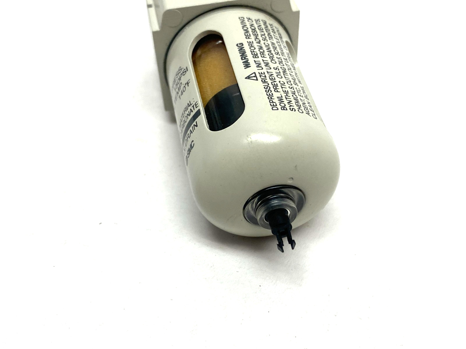 SMC AFM20-N02-CZ-A Modular Mist Separator 150psi Max Press MISSING DRAIN CAP