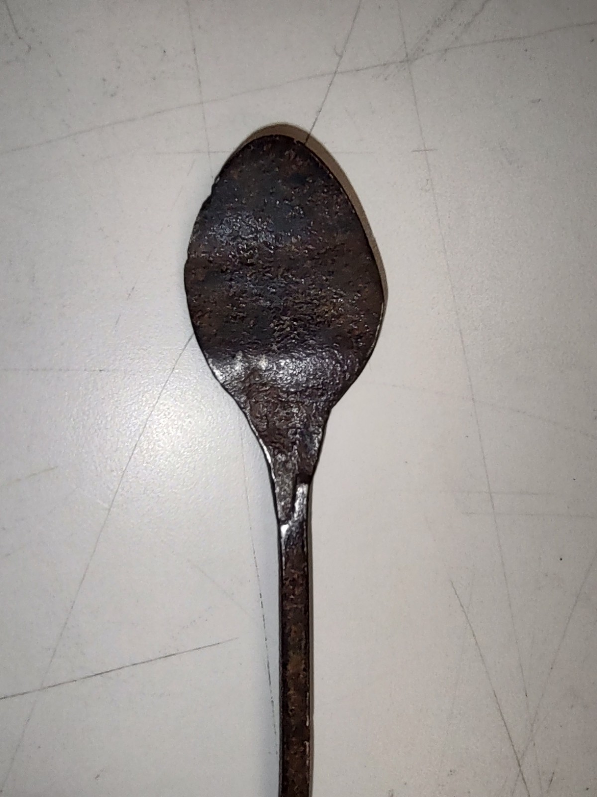 Blacksmith ladel with hand crafted chain 1800's ?