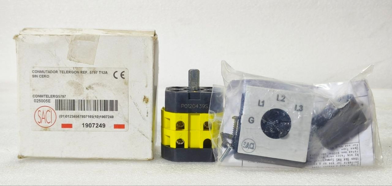 NEW🆕 GIOVENZANA P012 CAM SWITCH - 12A 690V - ROTARY SELECTOR SWITCH FREE SHIPP