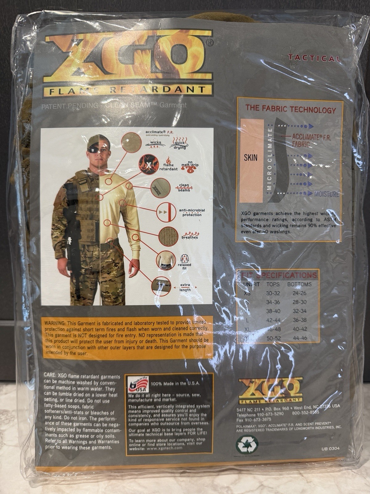 XGO Lightweight FR Boxer Phase Size L